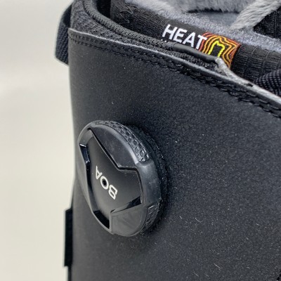 Pre-owned Burton Ruler Wide Boa All Mountain Snowboard Boot Black Grey Sz M 11 21426100001