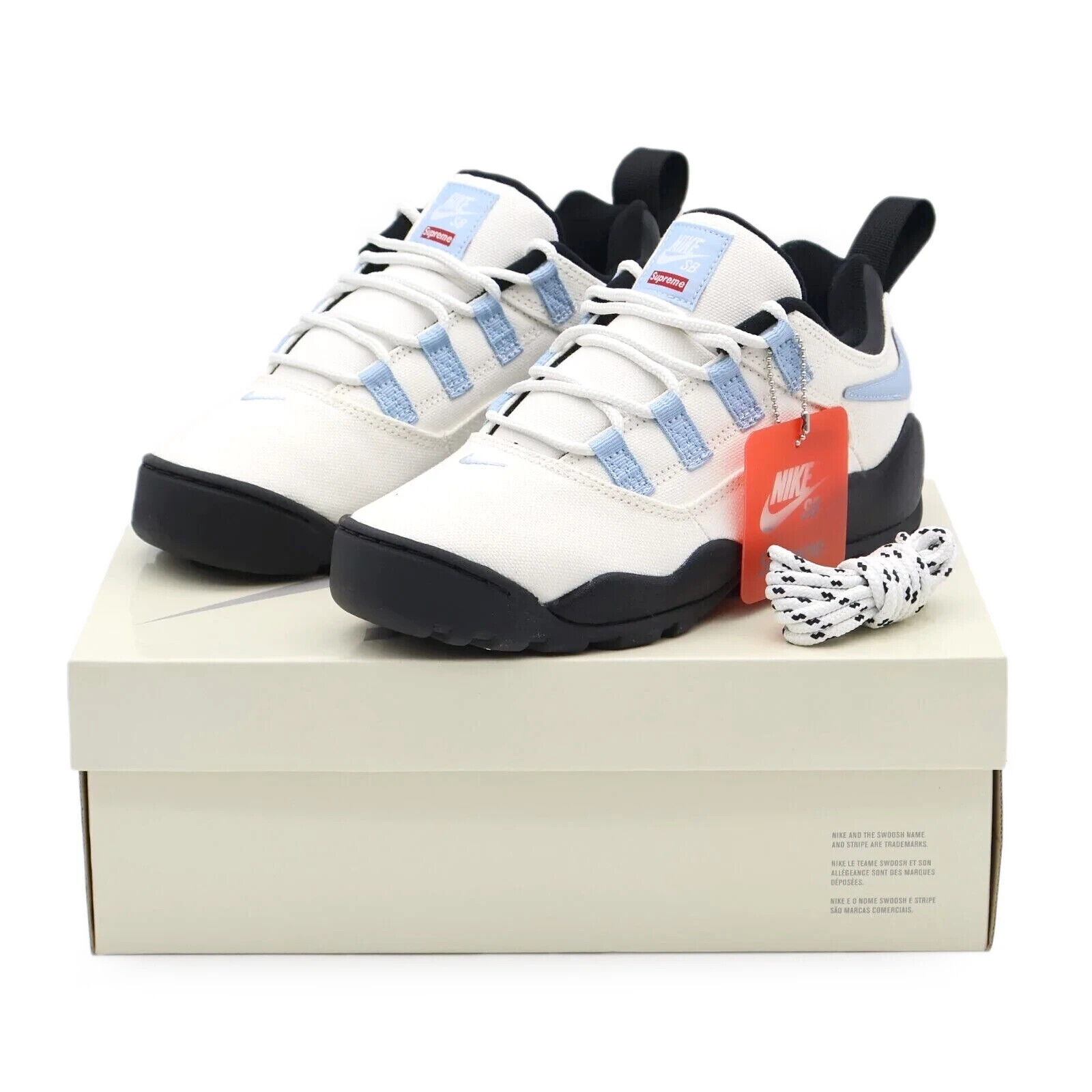 FQ3000-100 Supreme Nike SB Darwin Low White Sail Boarder FQ3000-100 Supreme Nike SB Darwin Low White Sail Boarder