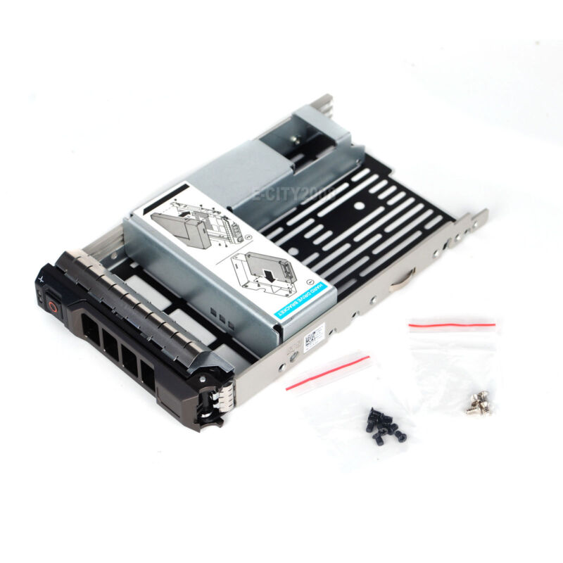 3.5" Hard Drive Tray Caddy W/2.5" Adapter For Dell Poweredge T330 T430 T630 T710