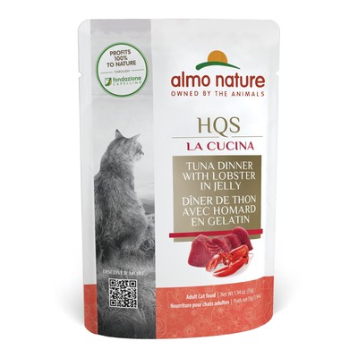 almo nature HQS La Cucina Tuna with Lobster in jelly, Grain Free, Additive Fr...