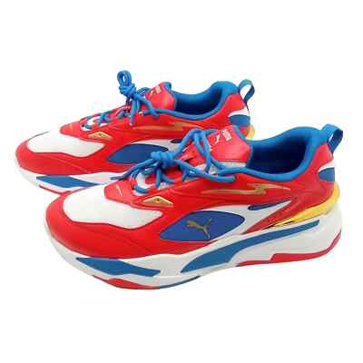 PUMA RS Fast RWB Men's Size 11.5 White/High-Rusk Red/Strong Blue