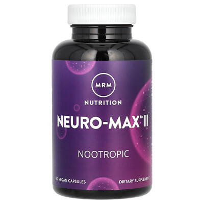 MRM Neuro-Max II 60 Vegan Capsules Egg-Free, Fish Free, 