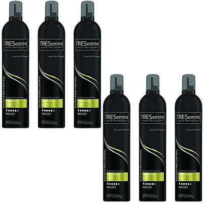 6-New TRESemme Tres Mousse Tres Extra Hold Firm Control Mousse Hair Styling Mous