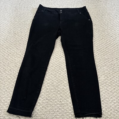 Workshop Republic Clothing Black Jeans 16 New Raw Edge Hem