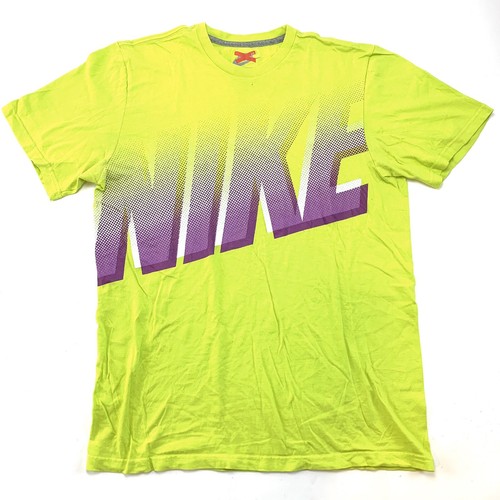 fluorescent green nike shirt