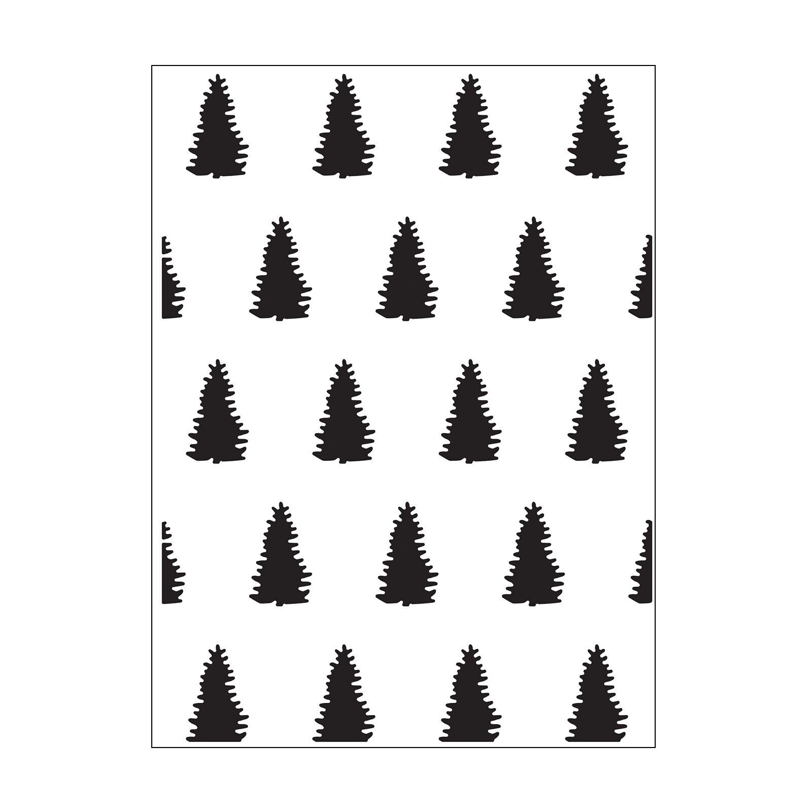 Darice Embossing - Prägeschablone 10,8x14,6cm Tanne