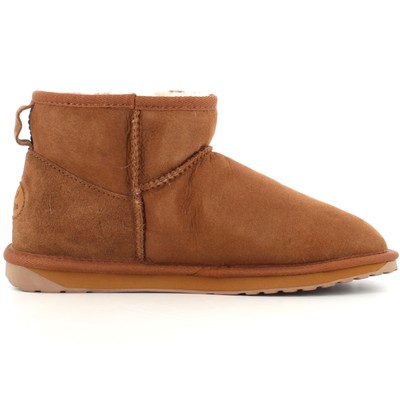 Pre-owned Emu Australia A24us Ankle Boots W10937-chestnut Chataigne Stinger Micro In Brown