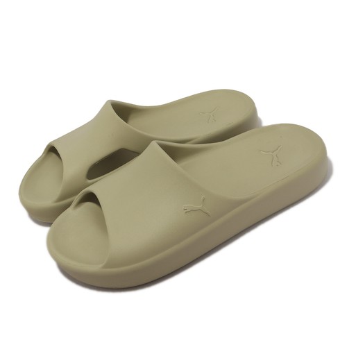 

Puma Shibui Cat Birch Tree Green Мужские сандалии унисекс без шнуровки Тапочки 385296-08, Зеленый, Shibui Cat