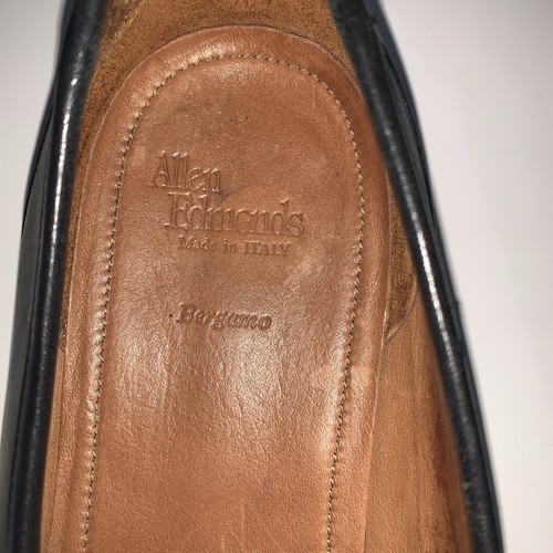 Allen Edmonds Men's 13B Loafer Bergamo Black Leather 49010 Made In Italy