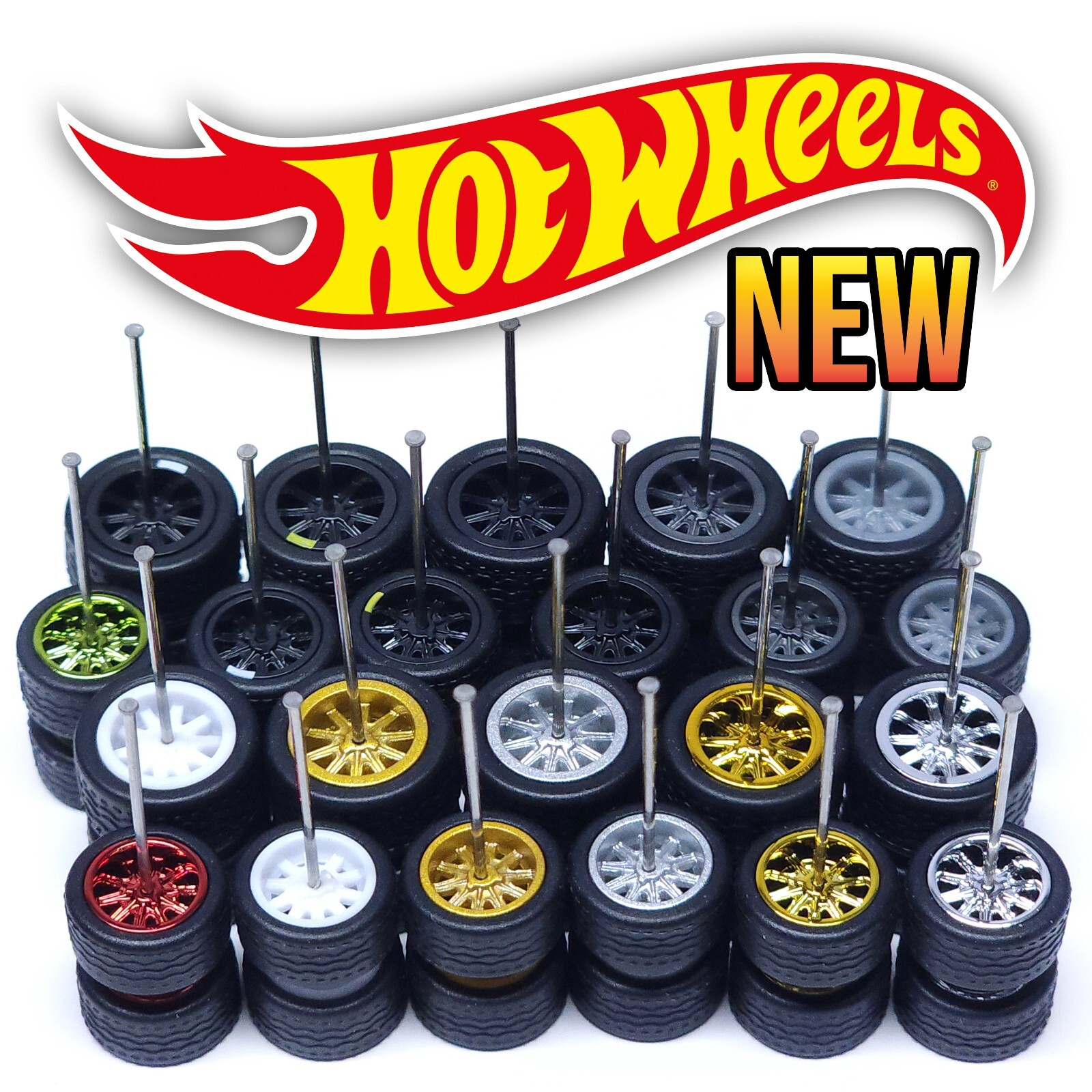 Cerchi Per Hot Wheels Set Ruote Real Rider 1/64 Per Hot Wheels: 5 - Foto 9