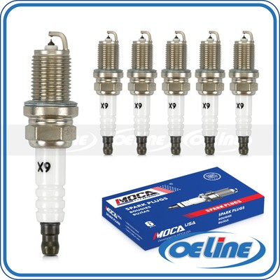 6x Spark Plug for Audi Chevrolet Dodge Mitsubishi Subaru Toyota Volvo Volkswagen