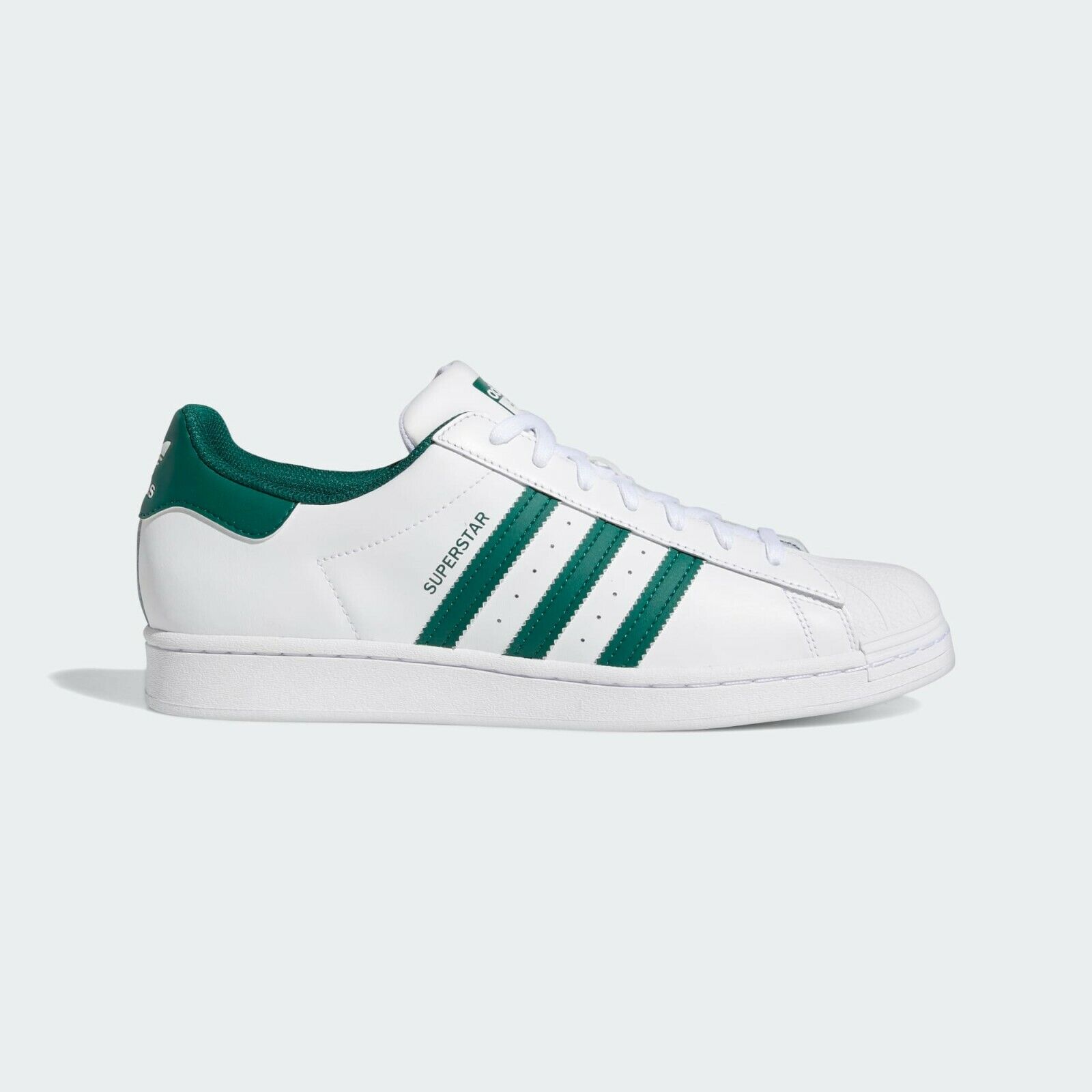 Adidas Superstar Shoes Originals Sneakers Cloud White/Green Adidas Superstar Shoes Originals Sneakers Cloud White/Green