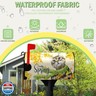 Dacawin Hello Spring Mailbox Covers Magnetic Standard Size Summer Gold Flowers Cat with Scarf Waterproof Mailbox Wraps Floral Post Letter Box for Courtyard Farmhouse Garden Yard Fence 21x18 Inch