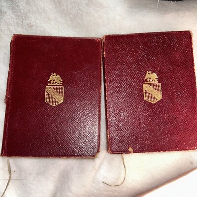 1911/12 2 Mini Books OF SHAKESPEARE, Macbeth And Hamlet Minibooks.  4 