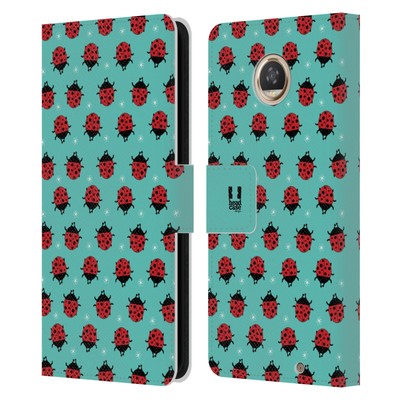 HEAD CASE DESIGNS BUGGED LIFE LEATHER BOOK WALLET CASE FOR MOTOROLA PHONES 2