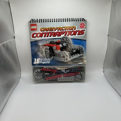 LEGO Crazy Action Contraptions Klutz 16 Project Book 87 Piece Building Block Toy