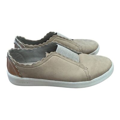 Cole Haan GrandPrø Spectator Scallop Slip-On Sneakers Beige  display picture 1