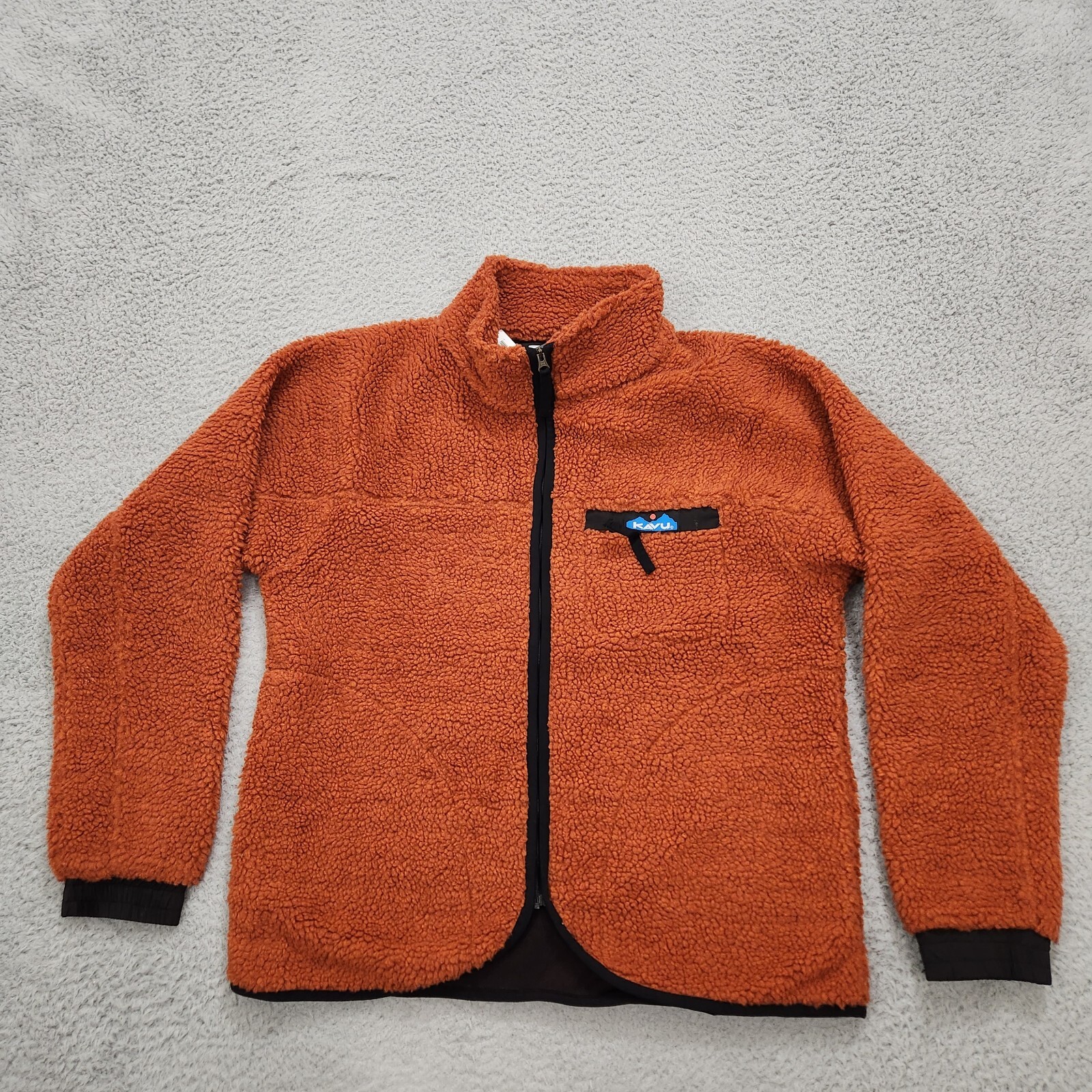 Kavu Jacket Women Medium Pinesdale Ginger Bread Full Zip Fleece