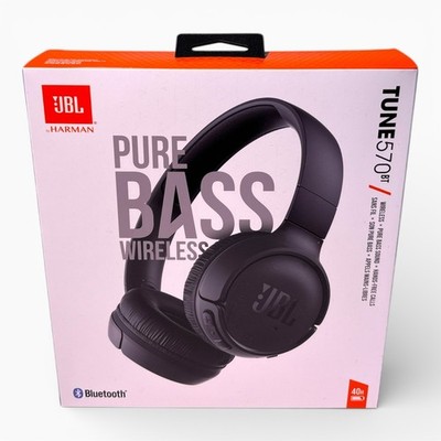JBL Tune 570BT Pure Bass Sound Overear Bluetooth Kopfhörer Wireless Schwarz