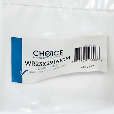 Choice Manufactured WR23X29161 for GE Refrigerator Door Light Switch