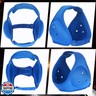 Jerify 2 Pcs Wrestling Headgear for Kids Youth Soft Grappling Headgear Wrestling Adjustable Ear Guard Protective(Blue)