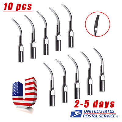 10 Puntas escalador ultrasónico dental Fit EMS Cavitron DTE SATELEC pieza mano