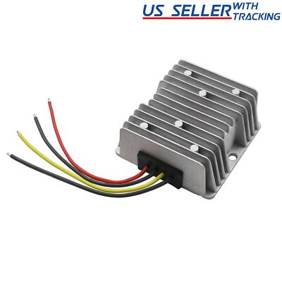Power Converter Regulator DC 24V 36V 48V Step-Down to DC 12V 120W 10A Waterproof