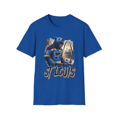 Haunted Harmony - St. Louis Blues Horror Mashup T-Shirt