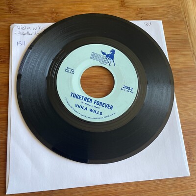 Viola Wills 7'' Together Forever / Don't Kiss Me 45 Northern Soul Bronco a1511