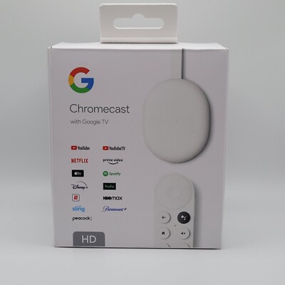 Chromecast with Google TV HD - Streaming Stick Entertainment on Your TV New