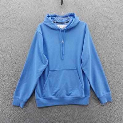 NIKE Jordan Sport Dri FIT Crossover Fleece Hoodie Blue Mens Small NEW