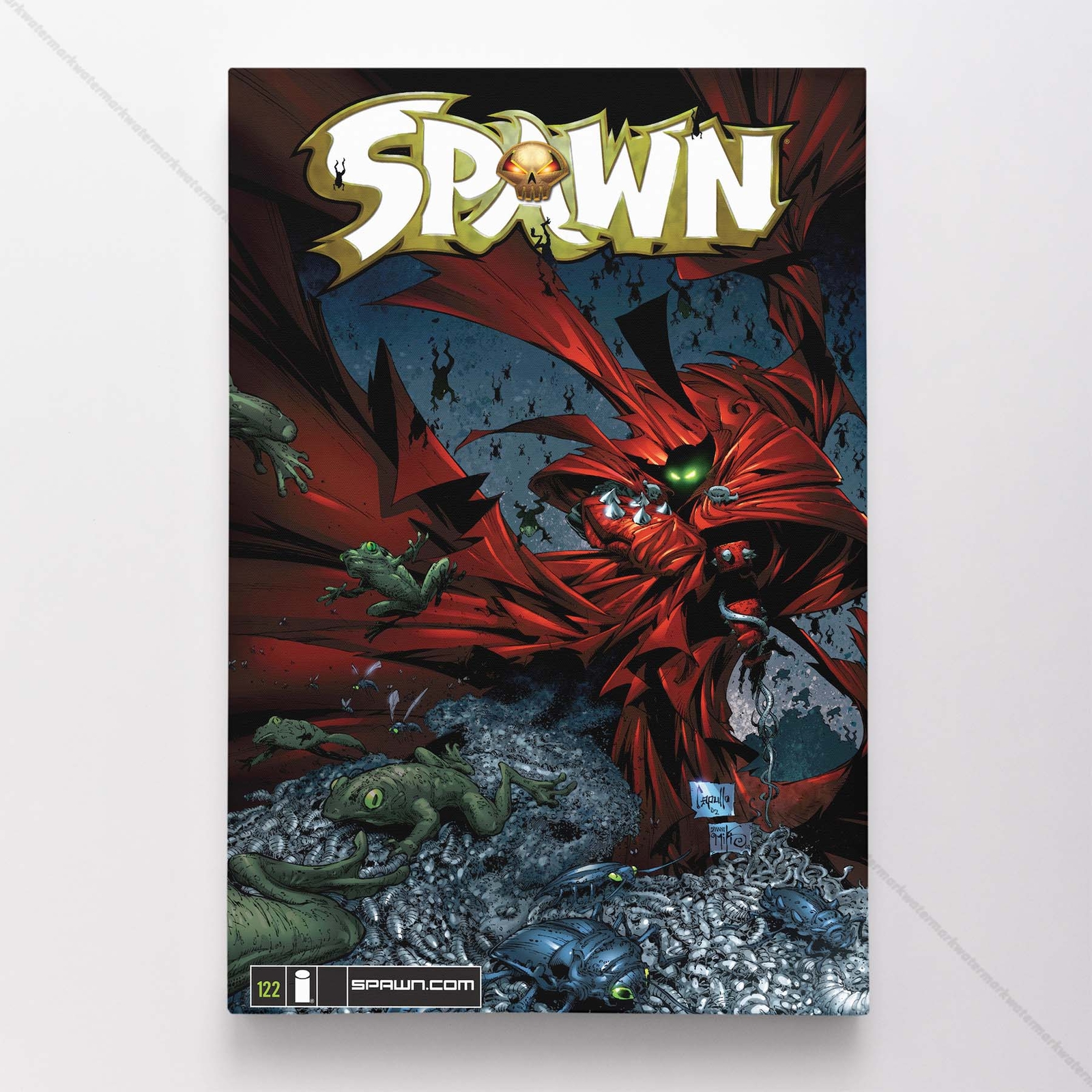 Spawn 122 Poster Canvas Comic Book Cover Art Print #A