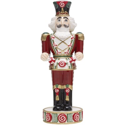 Fitz & Floyd Nutcracker Sugarplum Prince with Candy, 16.5 Inch, Multicolor