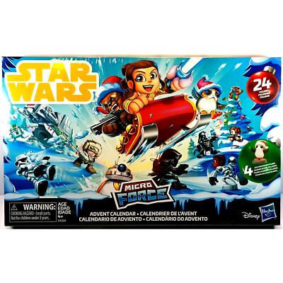 Disney Hasbro Star Wars MICRO FORCE ADVENT CALENDAR, New, See Pics/Descr.