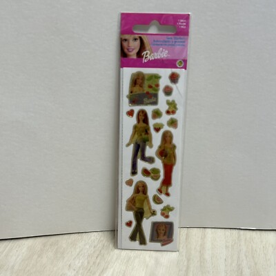 Sandylion Barbie Vintage Gem Stickers Country Flair NEW Cupcake Fruits