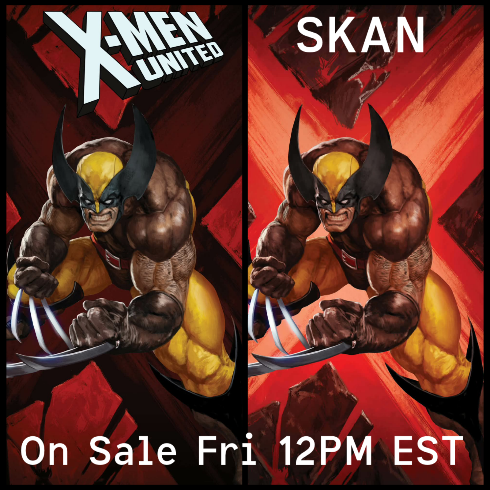 X-Men United #1 (Trade/Virgin) by Skan. Darquerwun exclusive! Preorder March