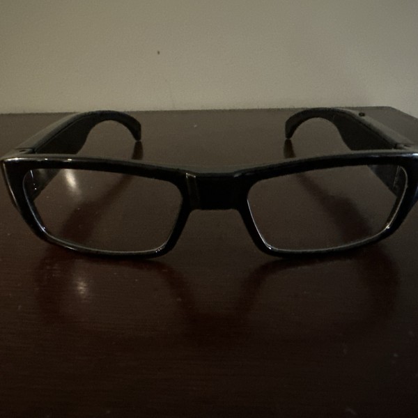 1080P Eyeglass Spy Camera Glasses Battery Powered Body Worn Wearable Hidden Cam