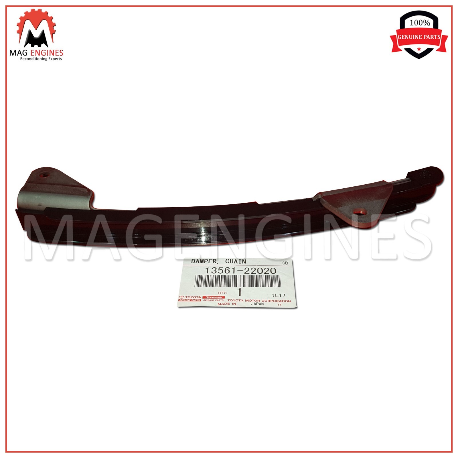 返品用（みか） 13561-22020 GENUINE OEM DAMPER, CHAIN VIBRATION, NO.1