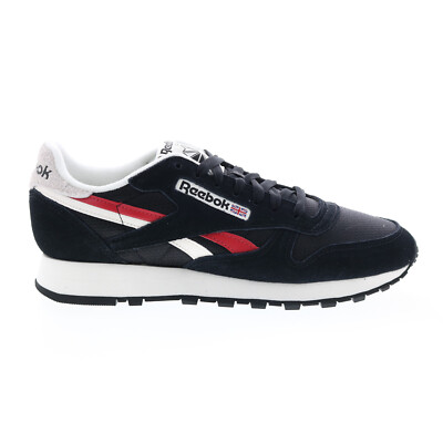 

Мужские черные замшевые кроссовки Reebok Classic Leather GY7303 Lifestyle, Черный, Reebok Classic Leather