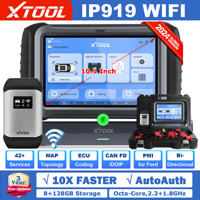 2024 NEWEST XTOOL IP919 Car Topology Diagnostic Scanner Tool ECU Coding AutoAuth