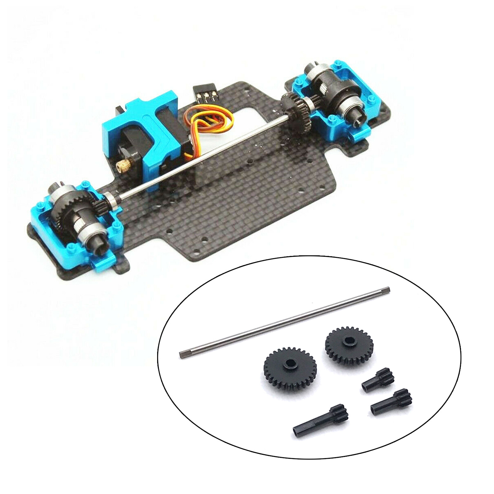 Steel Differential Driving Gear Set For Wltoys 1/28 RC Car 284131