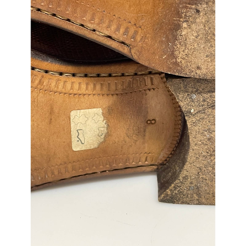 Nipmar Vero Cuoio Lav. Artigiana Brown Ankle Zip Boots - Men’s Size 8