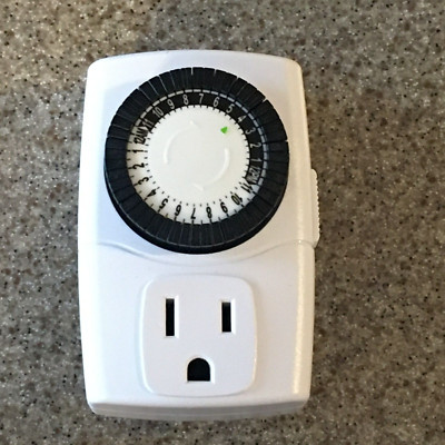 BN-LINK BND-60/U47 Indoor Mechanical 24-Hour Timer 3 Prong Grounded Plug