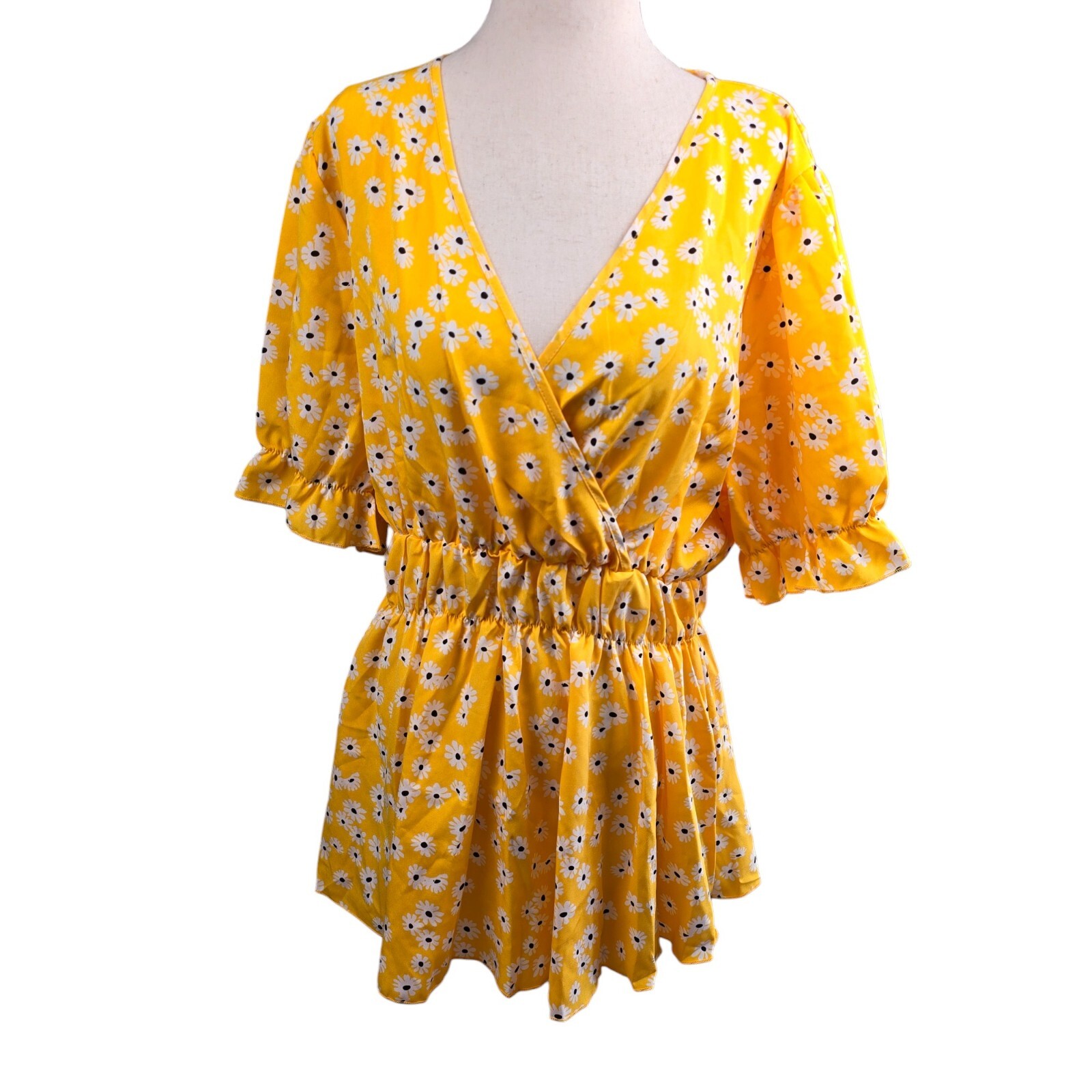 エルDaisy gather peplum UVcut sheerParker Daisy gather peplum UVcut sheer Parker
