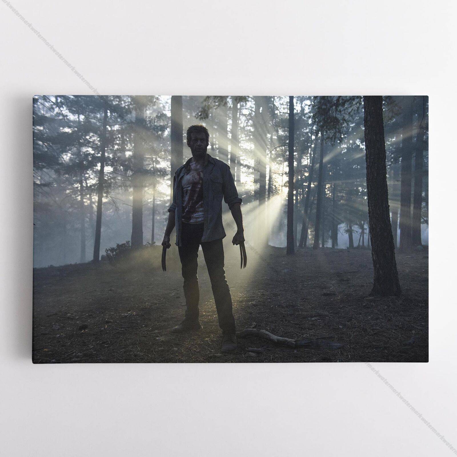 Wolverine Poster Canvas Logan Hugh Jackman X-Men Marvel Movie Art Print #9371