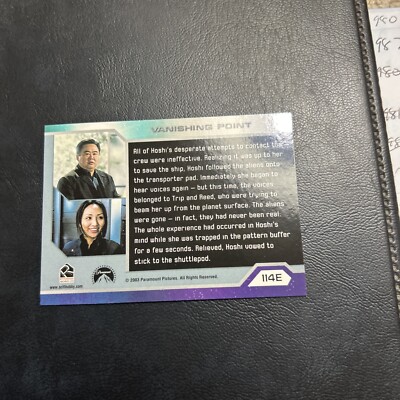 Jb25 Star Trek Enterprise Season 2 Two 2003 #114e  Hoshi Vanishing Point