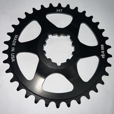 MRP Bling Ring 34T -6 Fits Sram X0/X9/S1400/S2200 and Truvativ AKA BLACK