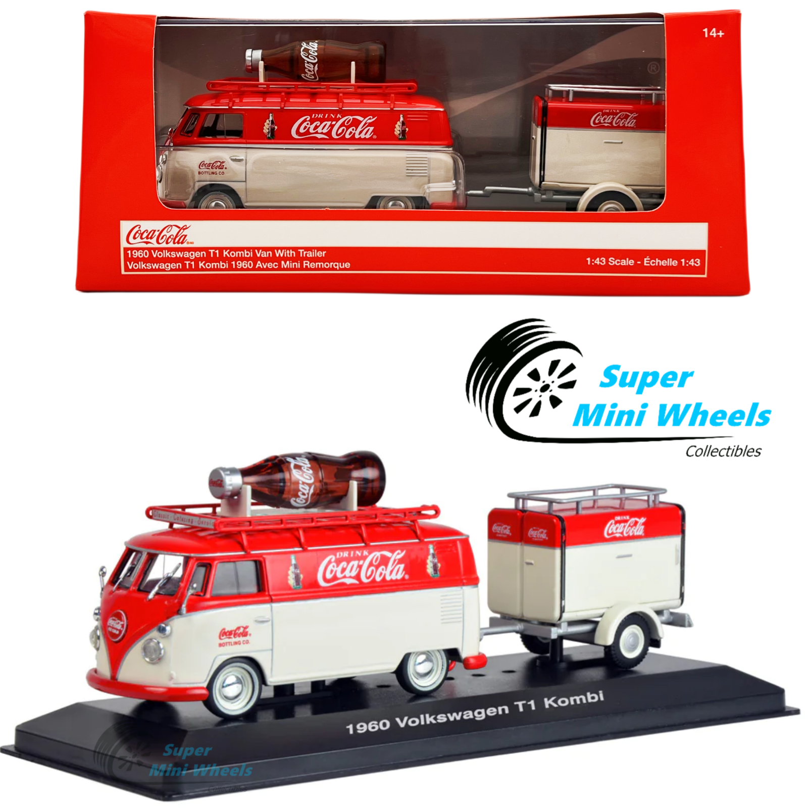 Coca-Cola トレーラー ミニカー Mercedes-Benz Tiny 1:76 Mercedes Benz Sprinter: Coca Cola
