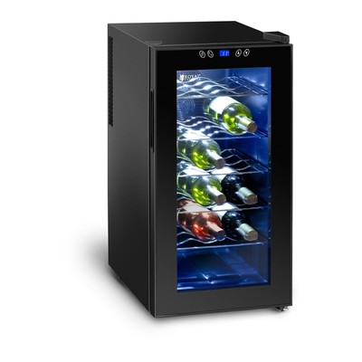 Weinkühlschrank Getränkekühlschrank Flaschenkühlschrank 50 L 18 Flaschen LCD