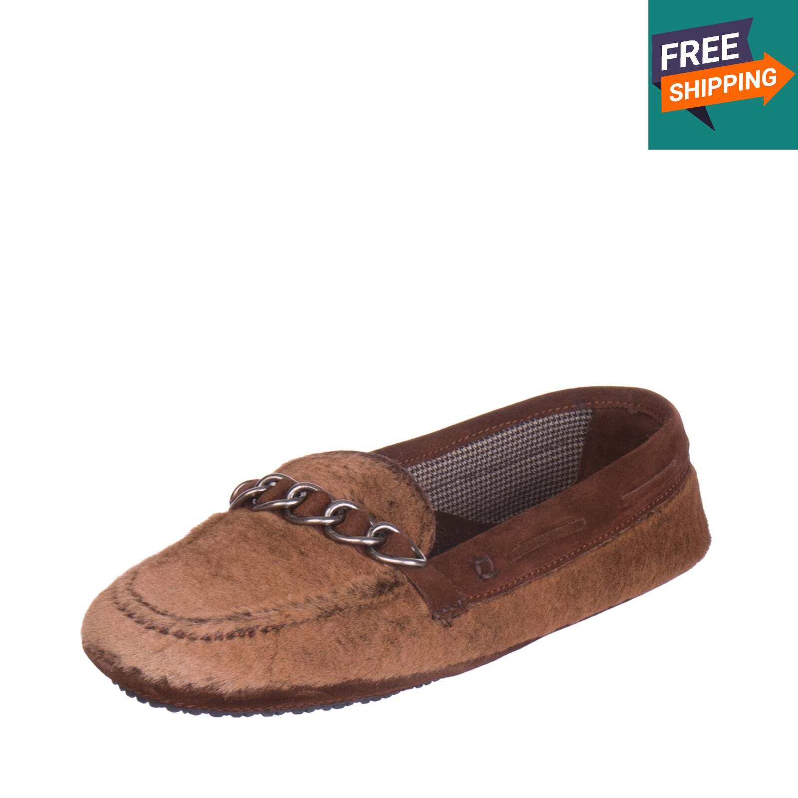 shearling driving moccasins
